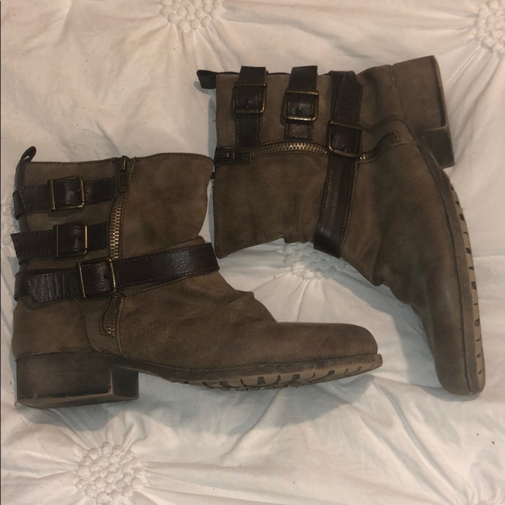 Cute brown booties